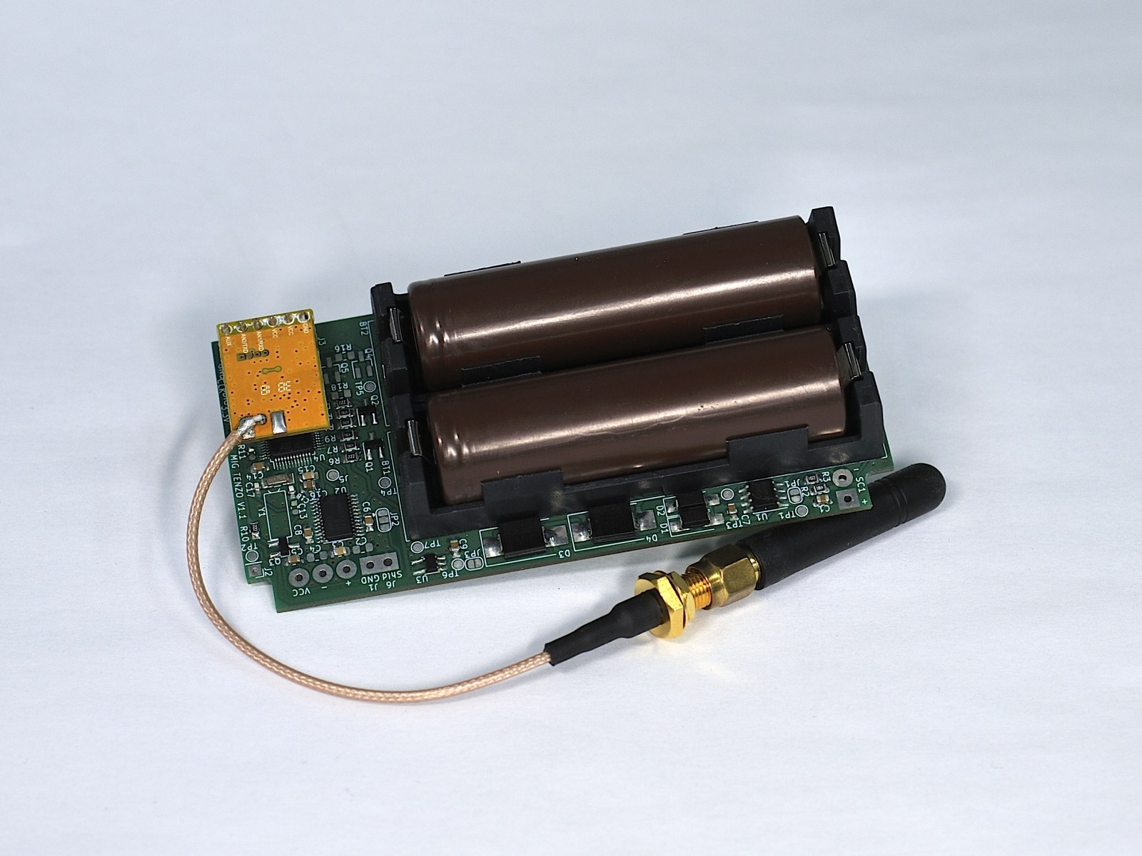 Assembled strain-gauge sensor measurement board