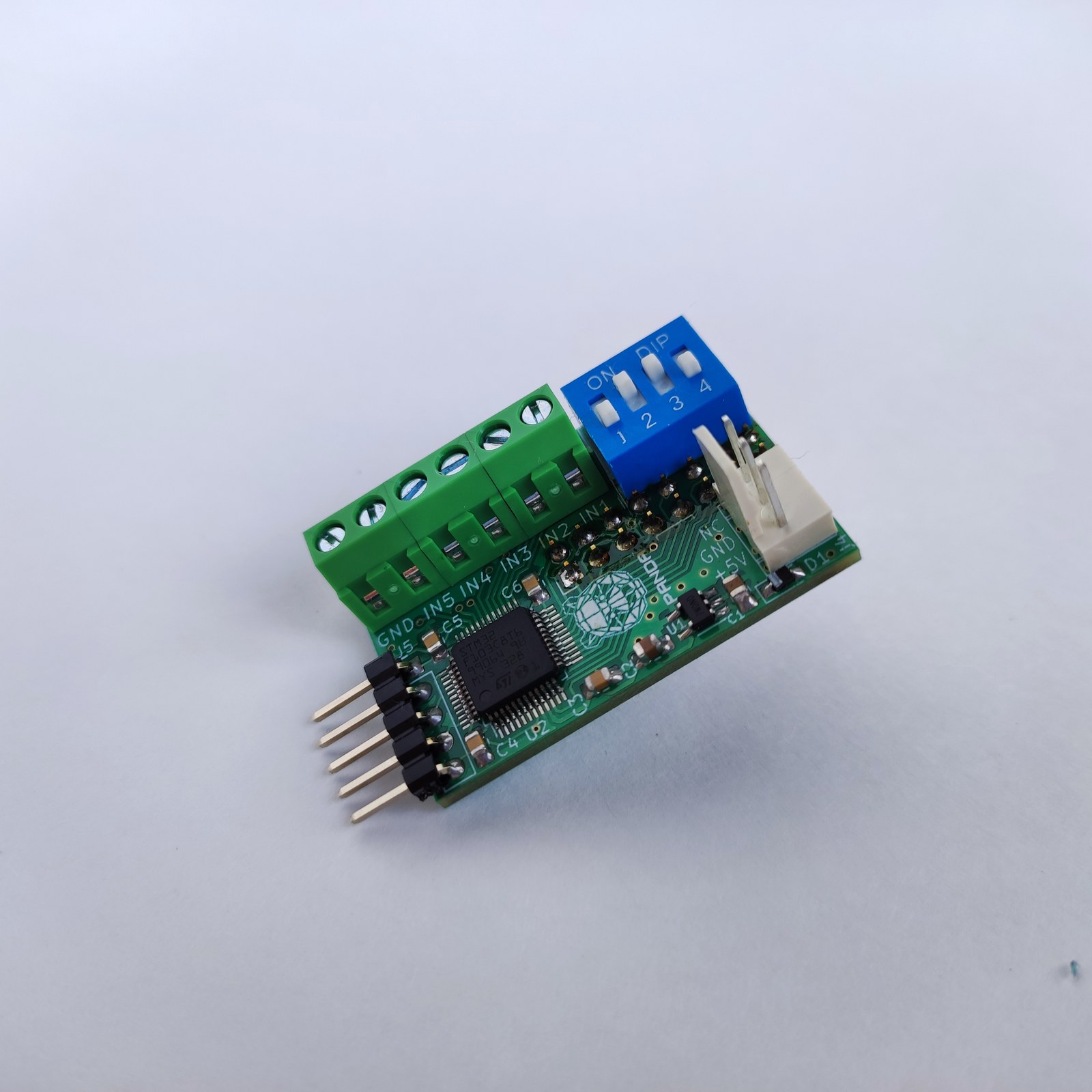Portable HUB75 LED-panel driver, external view