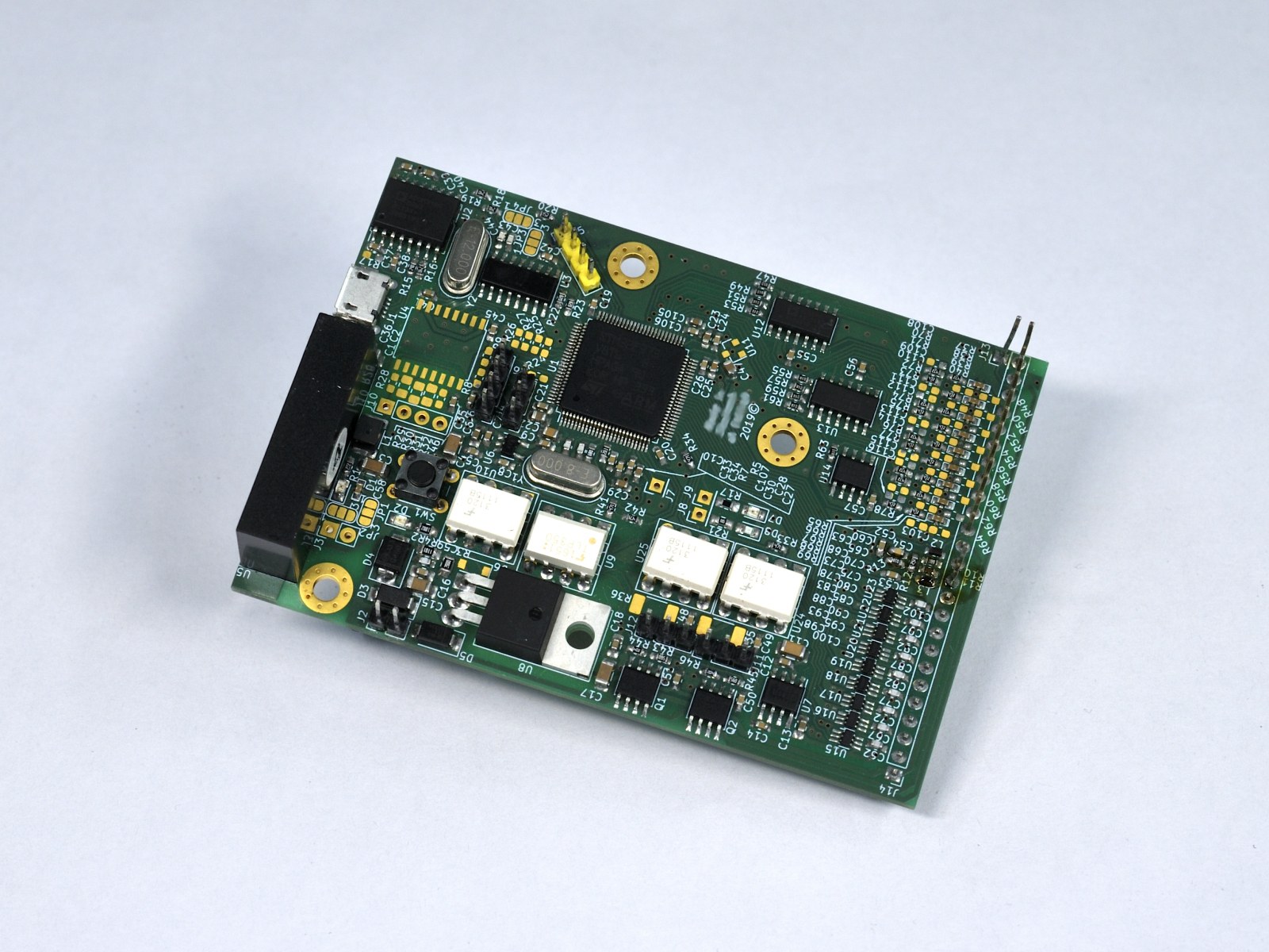 Multi-channel electronic-nose measurement board (E-nose), first version