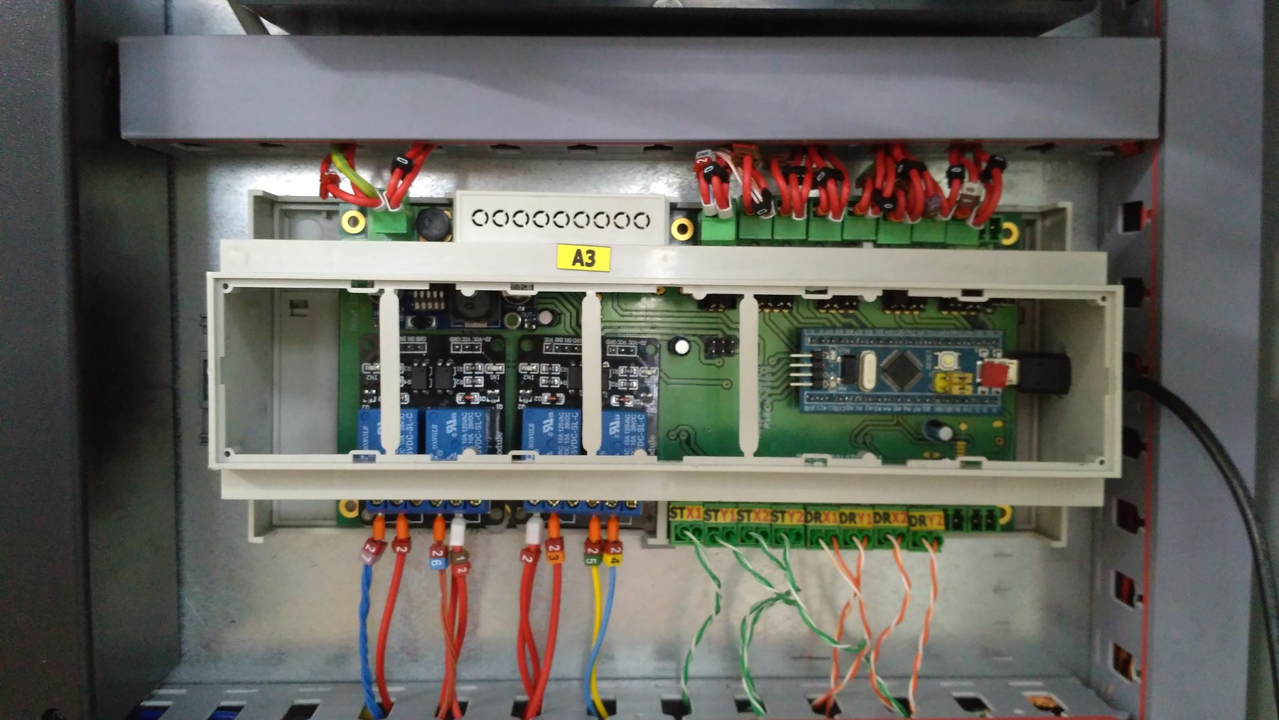STM32 CNC controller with four axes